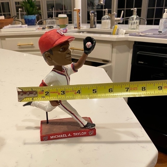 Washington Nationals Collectible 2016 Michael A Taylor Bobblehead MASN - Picture 8 of 8